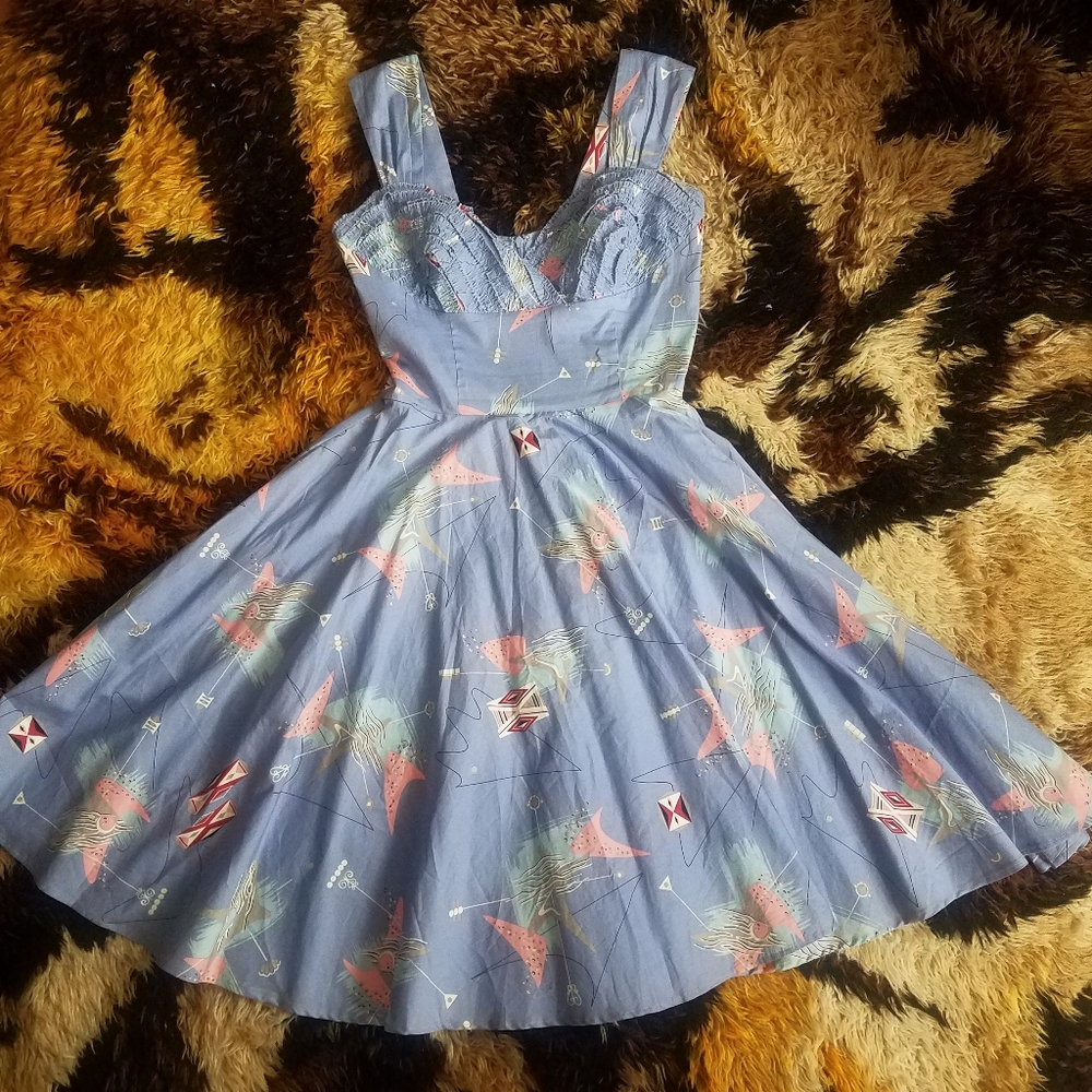 Trashy Diva Atomic Lilac Debbie Dress Size 10 - Picture 2 of 10